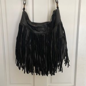 Frye fringed purse